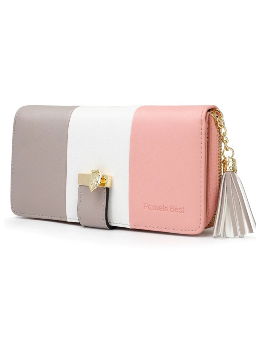 RFID Women’s Wallet Multiple Card Slots, Cellphone Compartment Pomelo Best NEW